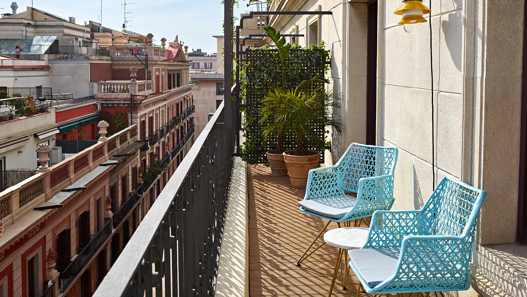 Enjoy the sun or an intimate breakfast on your private terrace